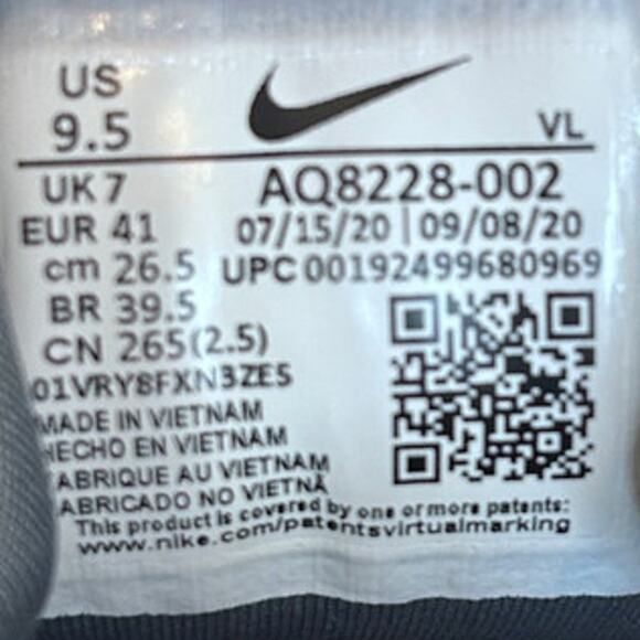 Nike - Zoom Winflo - Running Shoes - Gray - Women's - 9.5 - AQ8228-002 - Picture 9 of 9